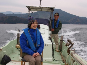 Cruise on a fishing boat to Yusumizugaura terraced fields